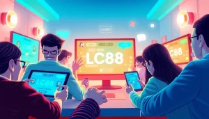 An engaging visual representation of the LC88 Game showcasing players immersed in an interactive online gaming platform.
