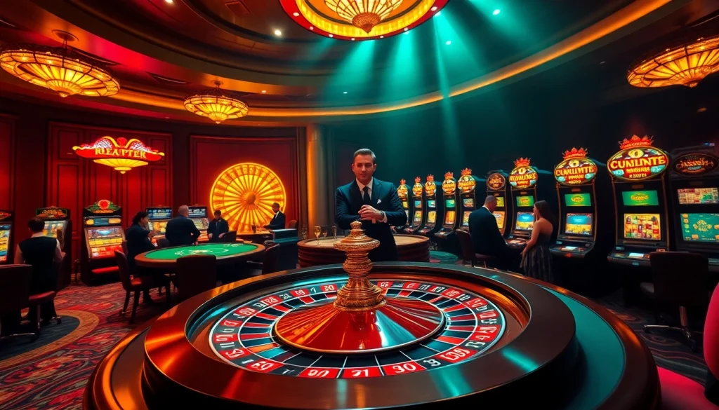 Experience high-stakes action at uu88.com with vibrant casino visuals and engaging players.