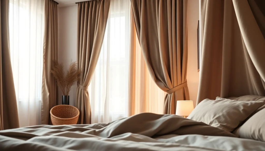 Geniet van verduisterende gordijnen die stijl en comfort bieden in elke kamer.