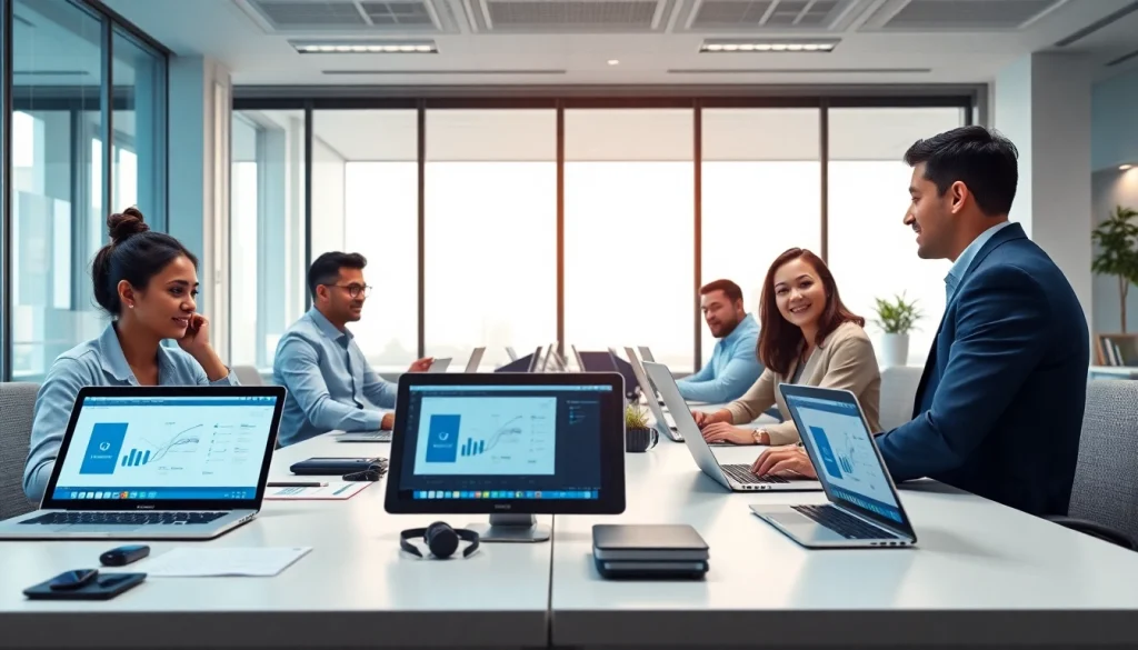 在办公室使用WPS Office软件实现高效团队协作与生产力提升的场景，WPS官网。