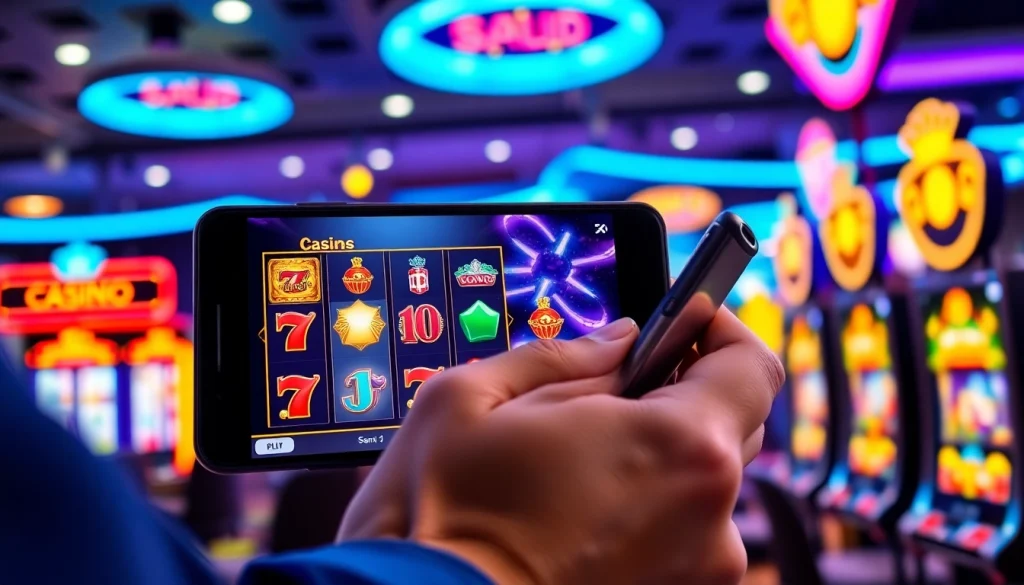 Melihat slot deposit 1k di antarmuka kasino online yang cerah dan menarik.