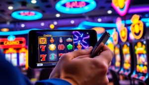 Melihat slot deposit 1k di antarmuka kasino online yang cerah dan menarik.