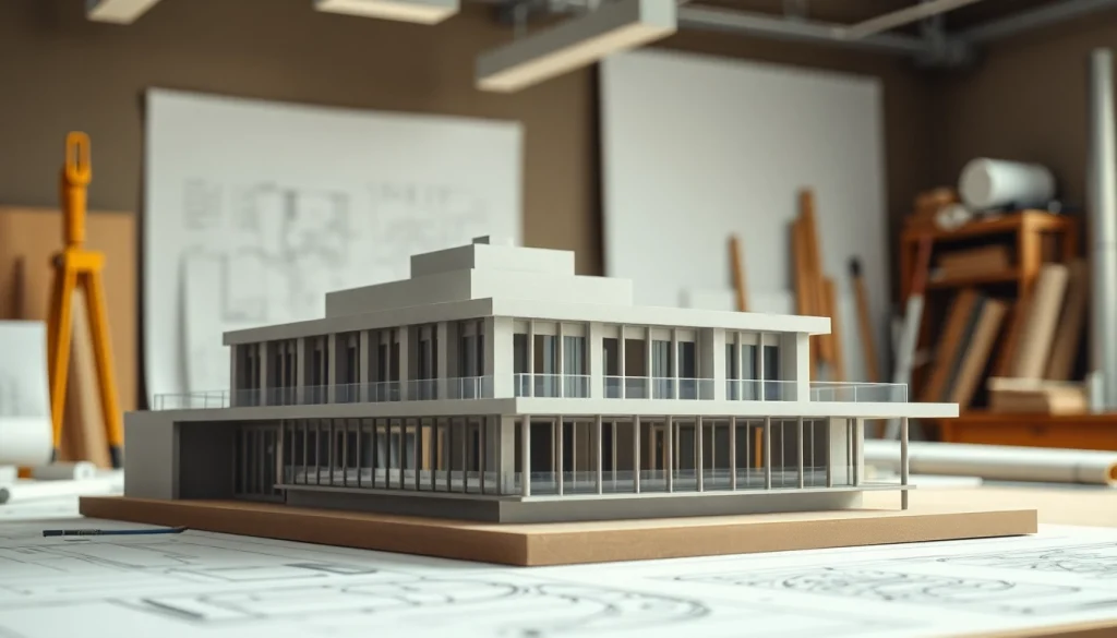 Präzise Darstellung von architekturmodellbau Mönchengladbach in einem gut beleuchteten Arbeitsumfeld.