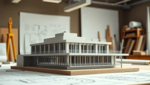 Präzise Darstellung von architekturmodellbau Mönchengladbach in einem gut beleuchteten Arbeitsumfeld.