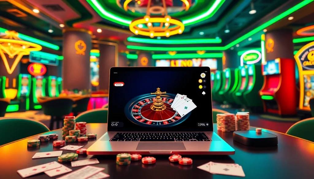 Jouez à des jeux passionnants au casino en ligne Français avec des roues de roulette virtuelles et des jetons de poker.