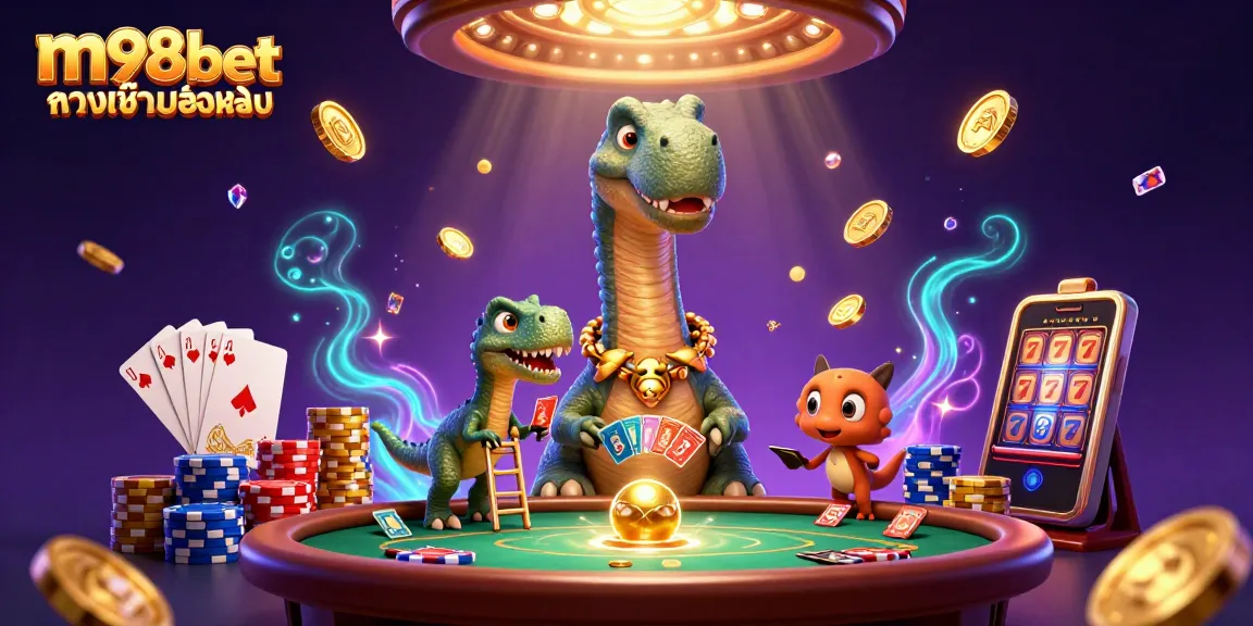 สนุกไปกับ m98bet ทางเข้ามือถือ พร้อมการ์ตูนคาสิโน 3D ที่แสดงความตื่นเต้นในการเดิมพัน